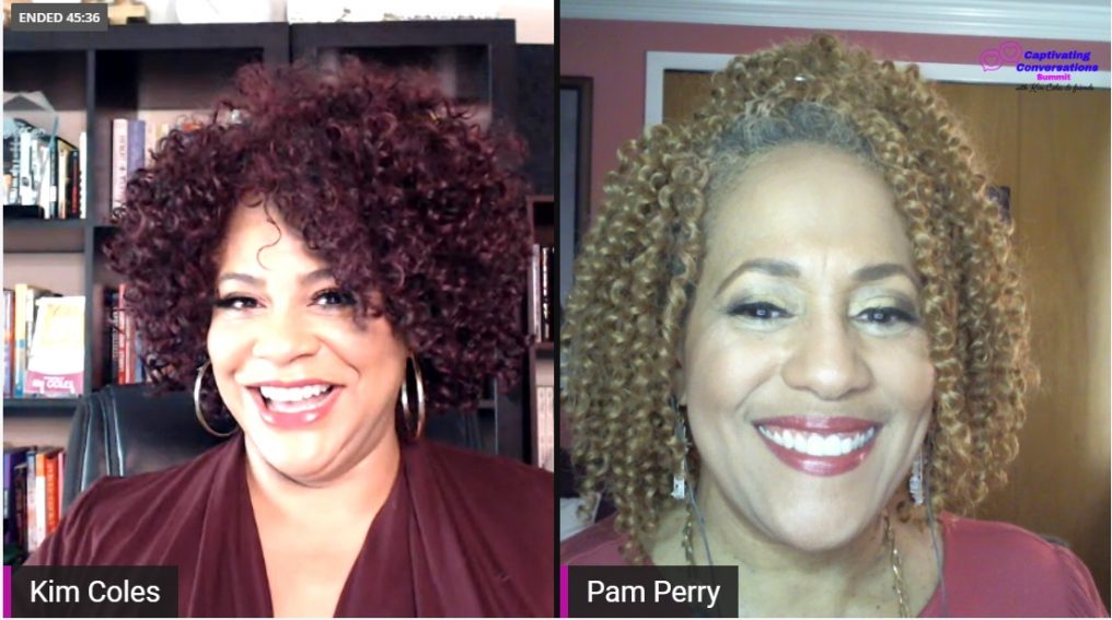 Kim Coles and Pam Perry