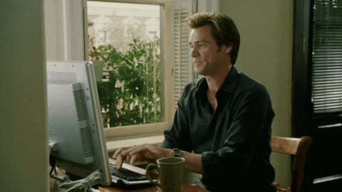 jim carey working from home